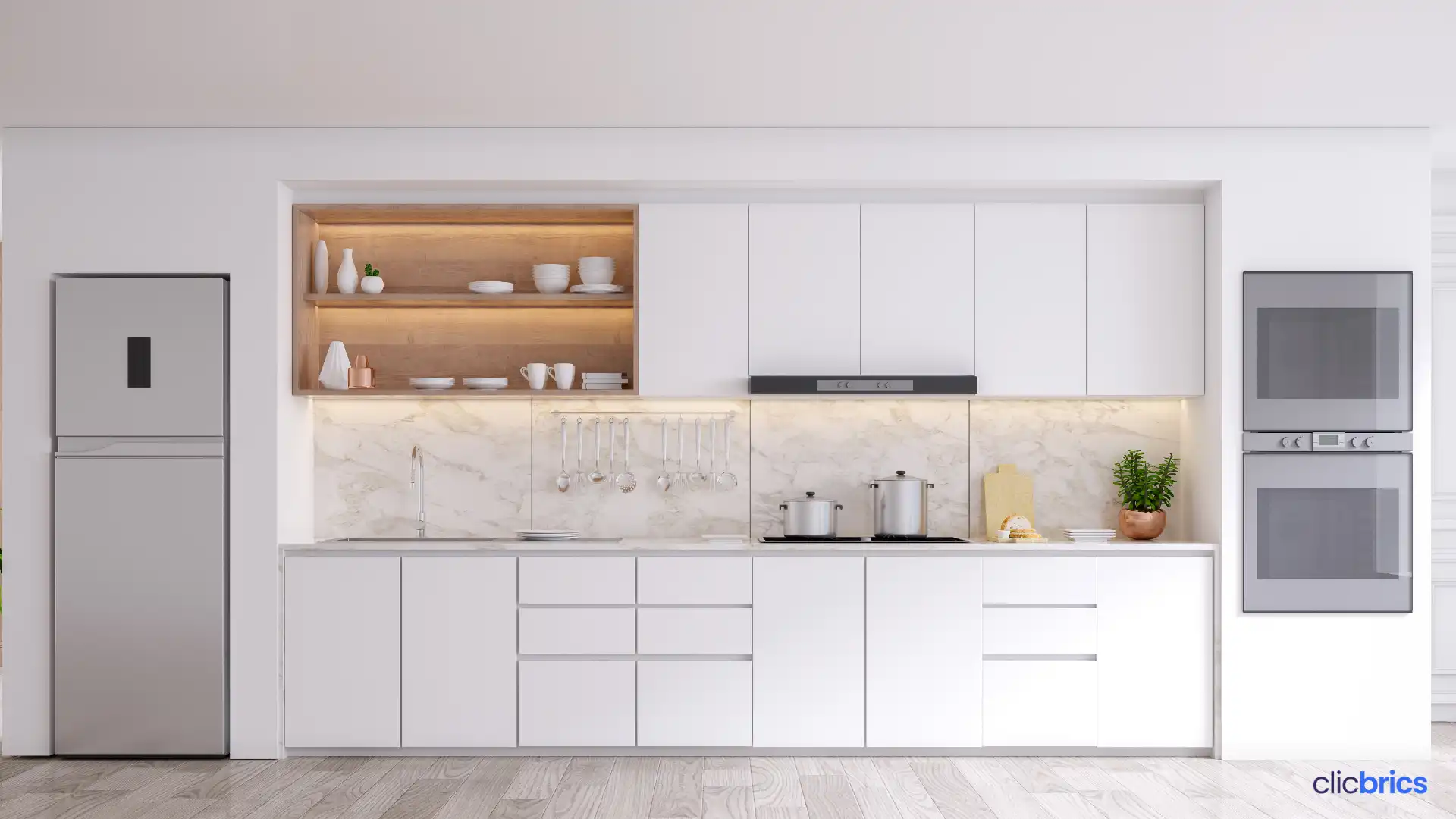 parallel modular kitchen design